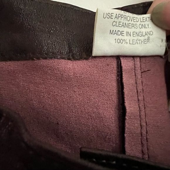 Nigel Preston & Knight Leather Chocolate Brown Pants - Picture 5 of 9